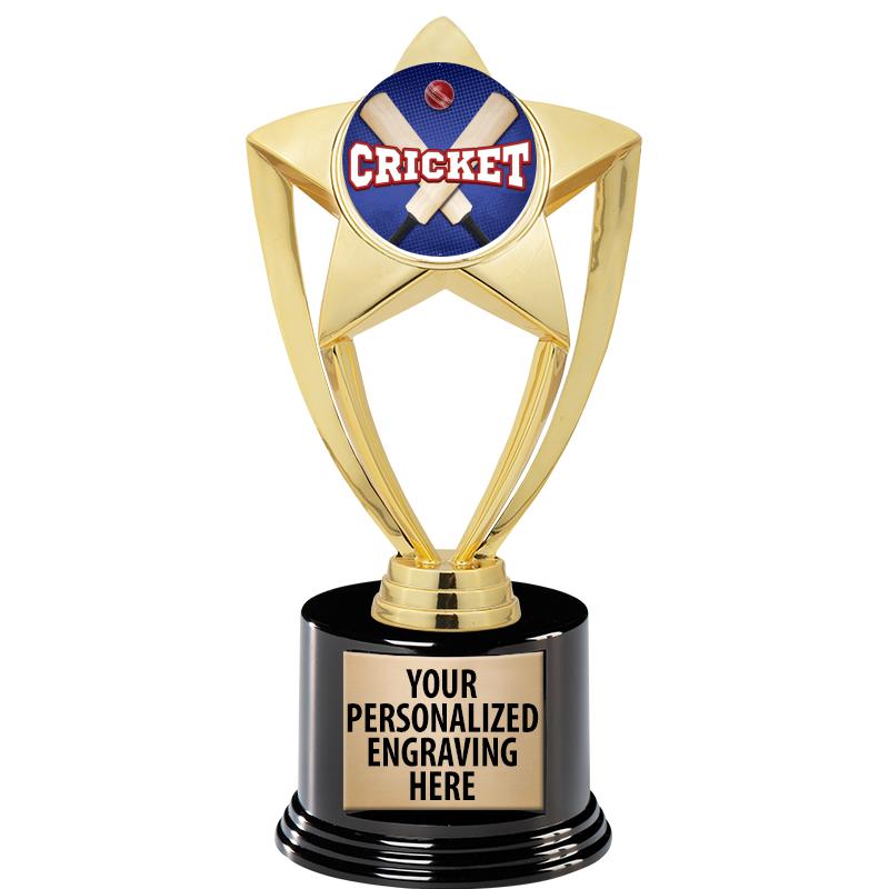 GOLD STAR INSERT TR W/BLK BASE