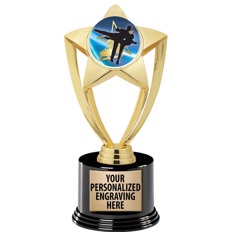 GOLD STAR INSERT TR W/BLK BASE