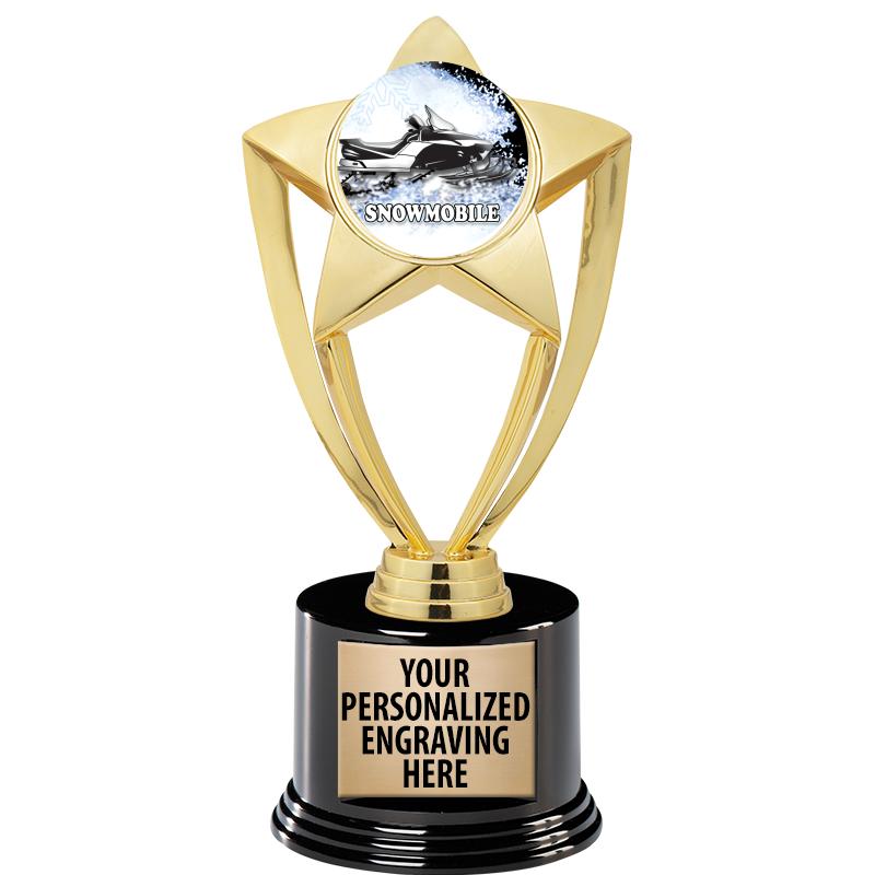 GOLD STAR INSERT TR W/BLK BASE