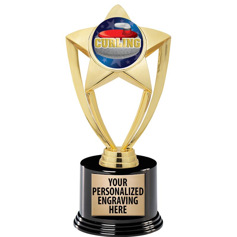 GOLD STAR INSERT TR W/BLK BASE