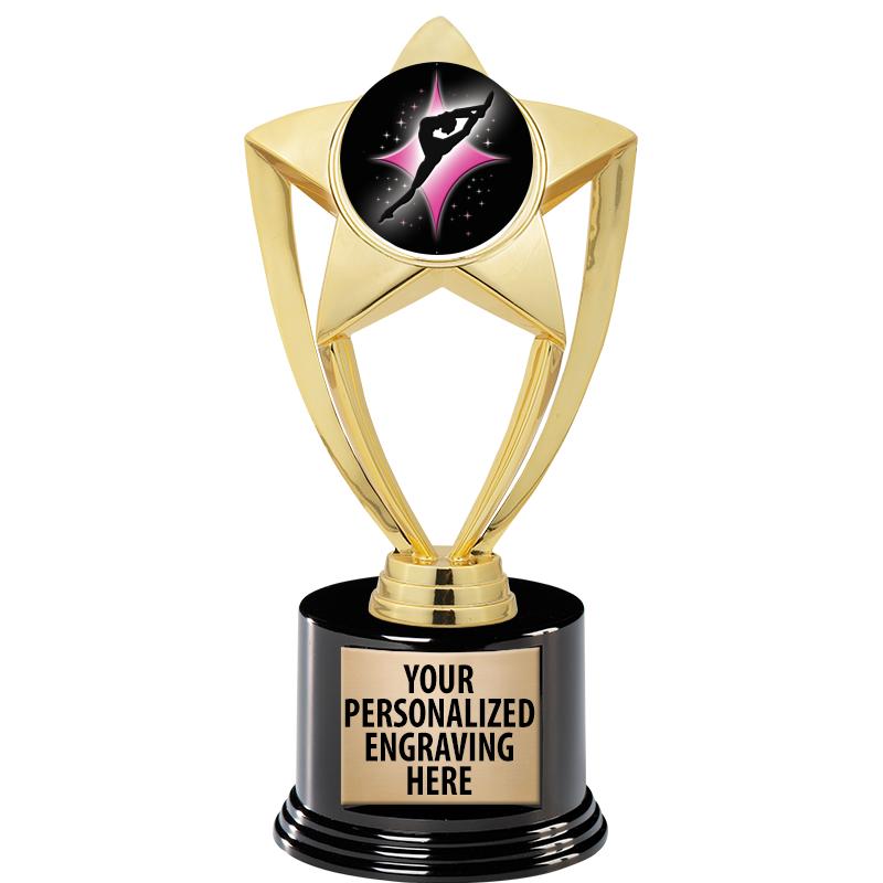 GOLD STAR INSERT TR W/BLK BASE