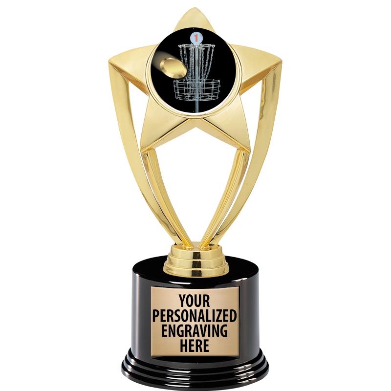 GOLD STAR INSERT TR W/BLK BASE