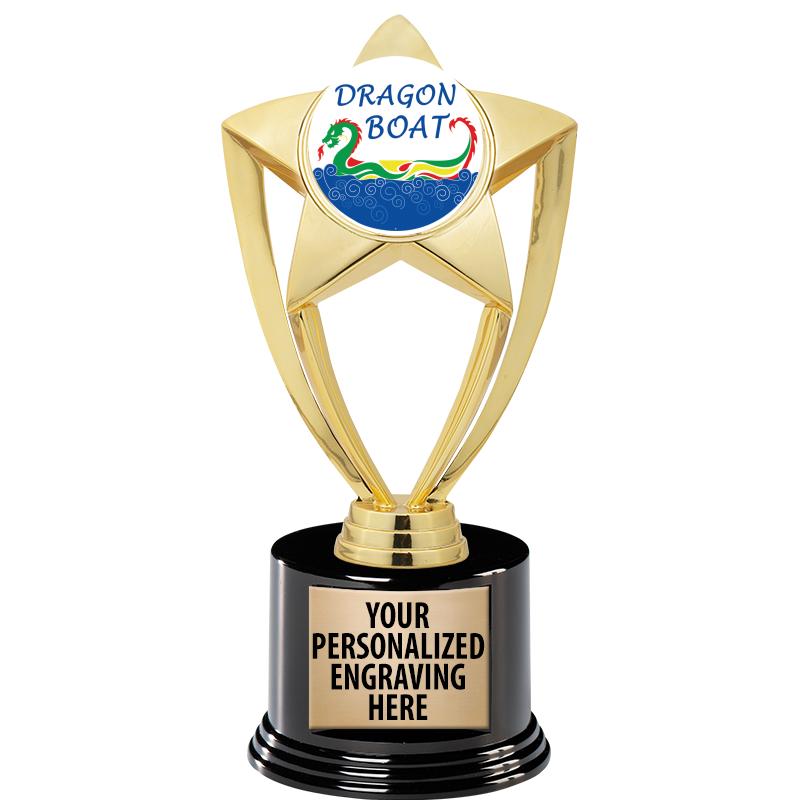 GOLD STAR INSERT TR W/BLK BASE