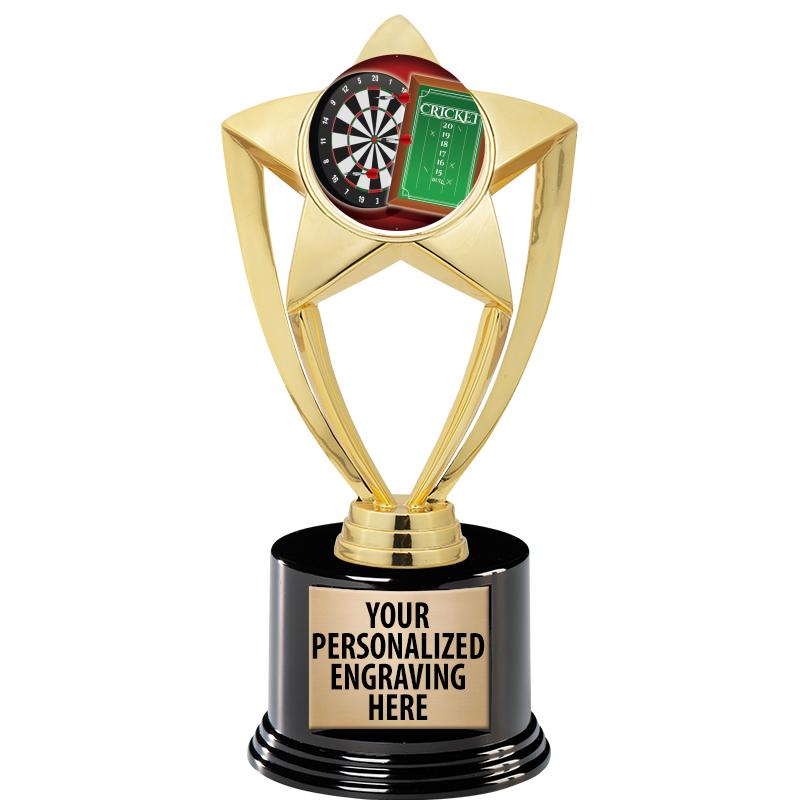 GOLD STAR INSERT TR W/BLK BASE