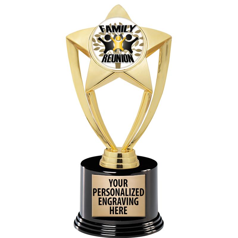 GOLD STAR INSERT TR W/BLK BASE