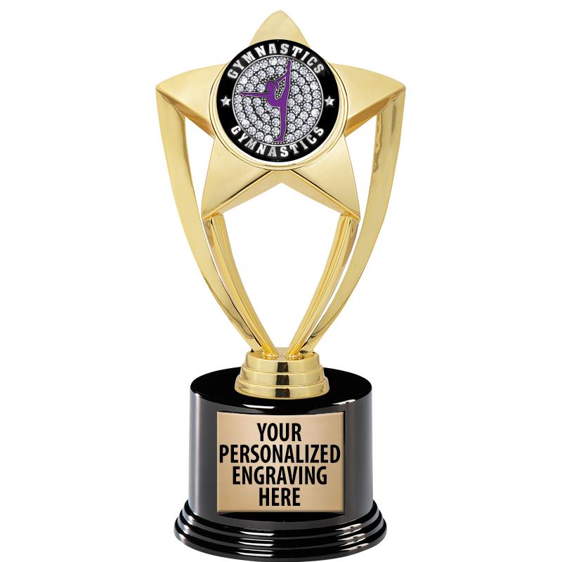 GOLD STAR INSERT TR W/BLK BASE