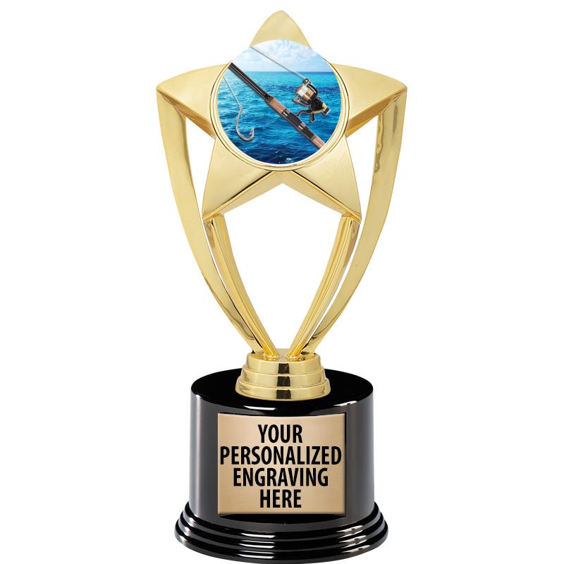 GOLD STAR INSERT TR W/BLK BASE