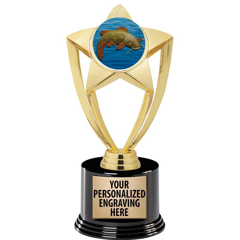 GOLD STAR INSERT TR W/BLK BASE