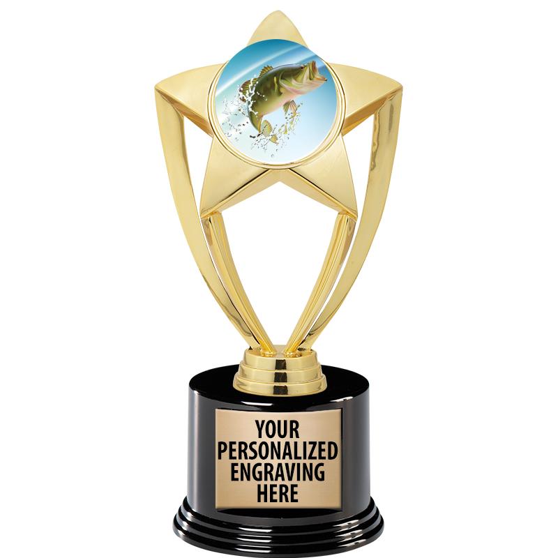 GOLD STAR INSERT TR W/BLK BASE