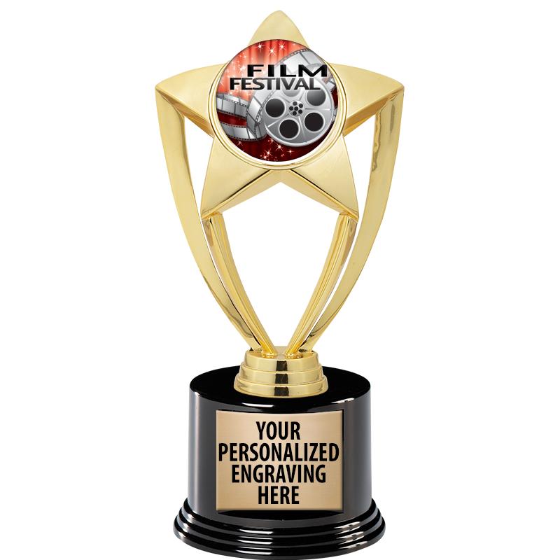 GOLD STAR INSERT TR W/BLK BASE