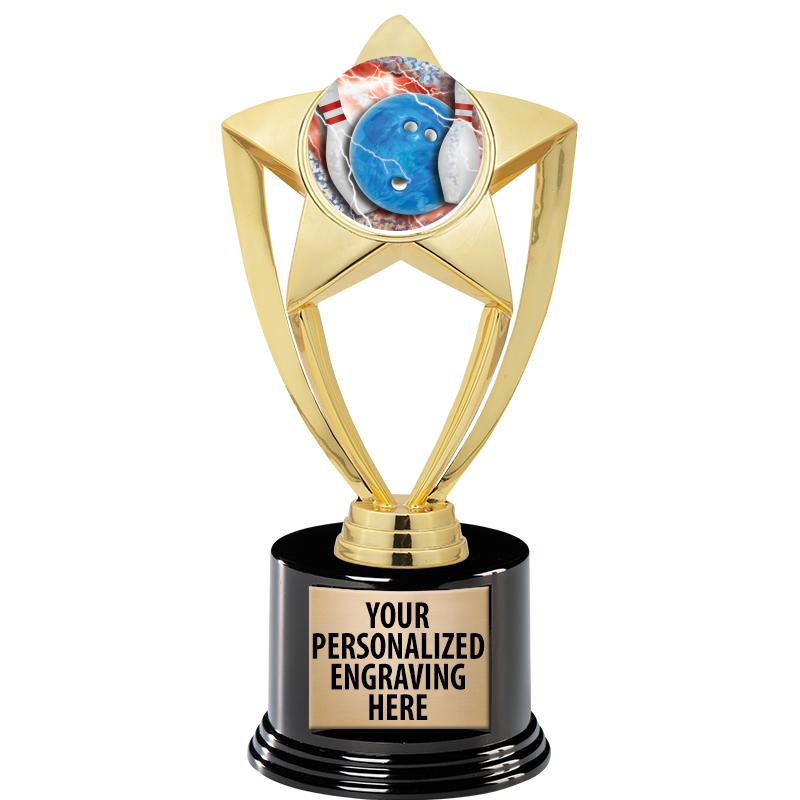 GOLD STAR INSERT TR W/BLK BASE