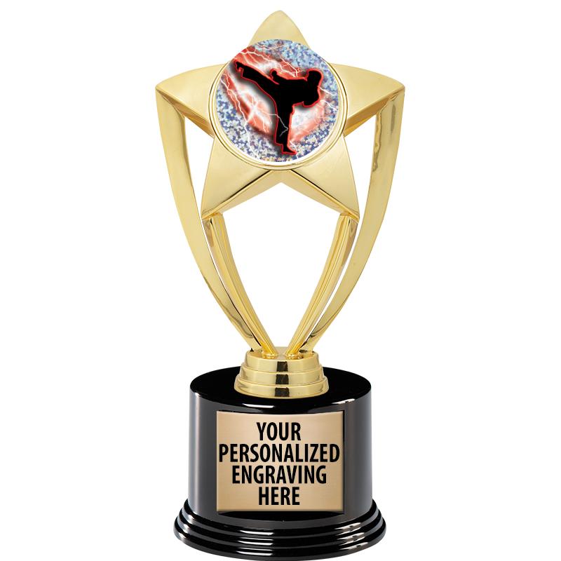 GOLD STAR INSERT TR W/BLK BASE