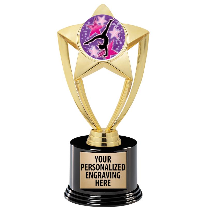 GOLD STAR INSERT TR W/BLK BASE