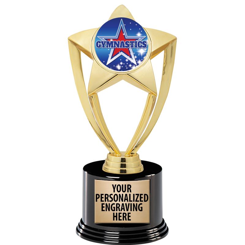 GOLD STAR INSERT TR W/BLK BASE