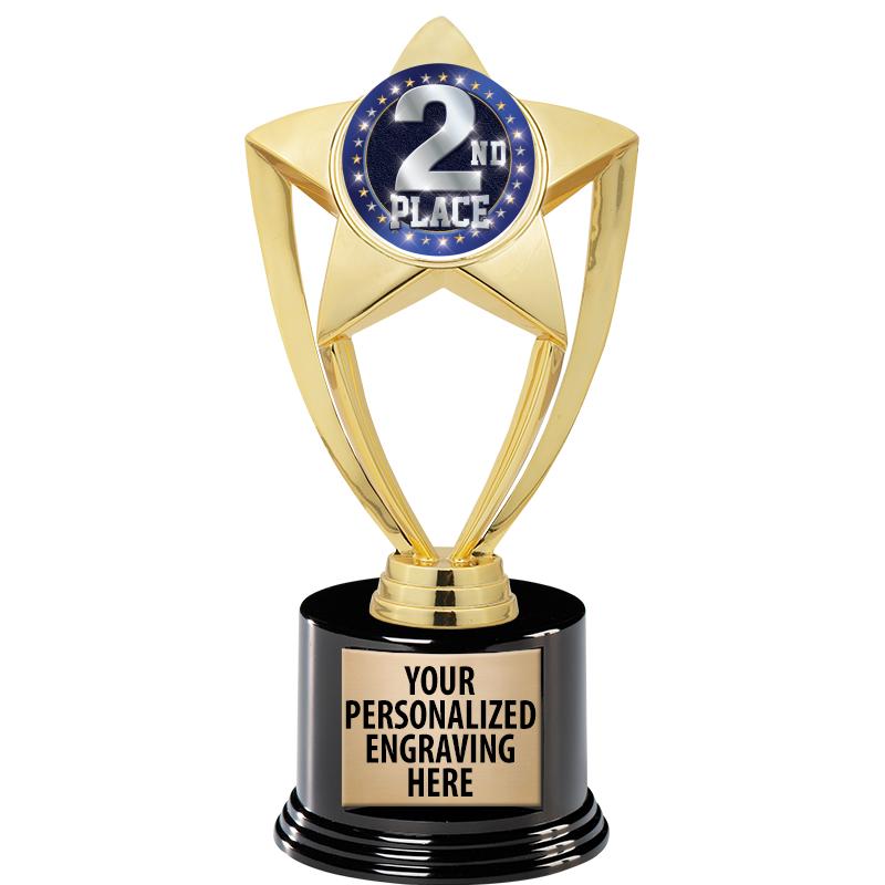 GOLD STAR INSERT TR W/BLK BASE