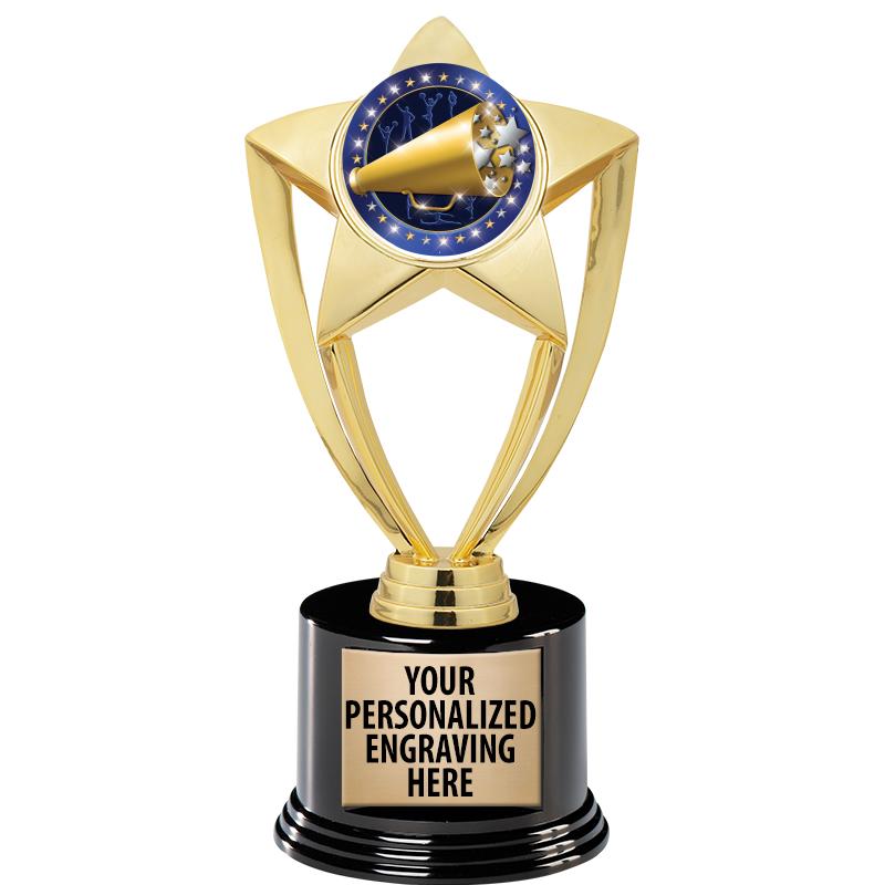 GOLD STAR INSERT TR W/BLK BASE