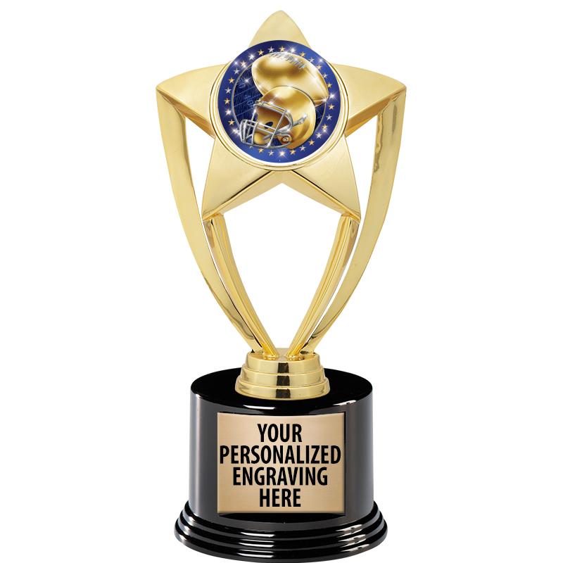 GOLD STAR INSERT TR W/BLK BASE