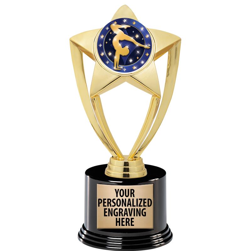 GOLD STAR INSERT TR W/BLK BASE