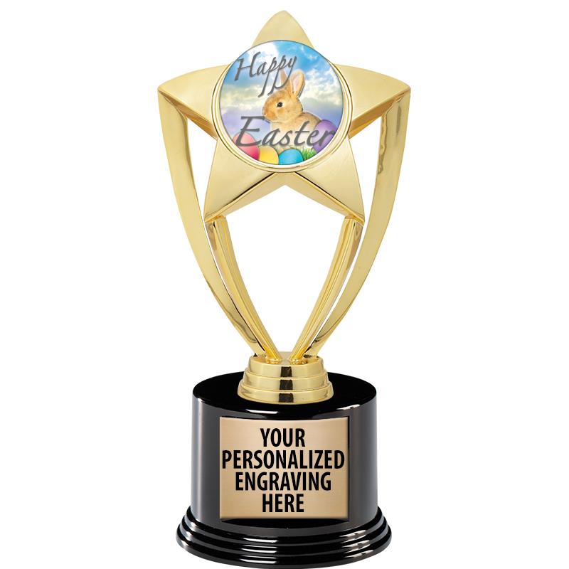 GOLD STAR INSERT TR W/BLK BASE