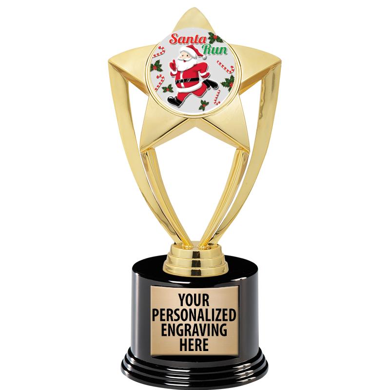 GOLD STAR INSERT TR W/BLK BASE