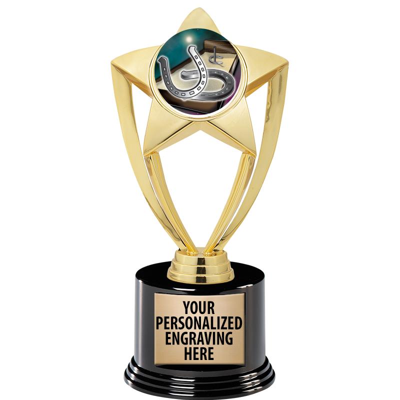 GOLD STAR INSERT TR W/BLK BASE