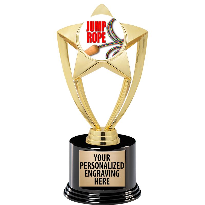 GOLD STAR INSERT TR W/BLK BASE