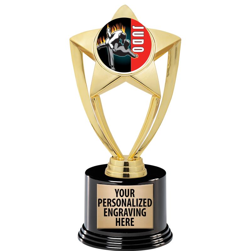 GOLD STAR INSERT TR W/BLK BASE