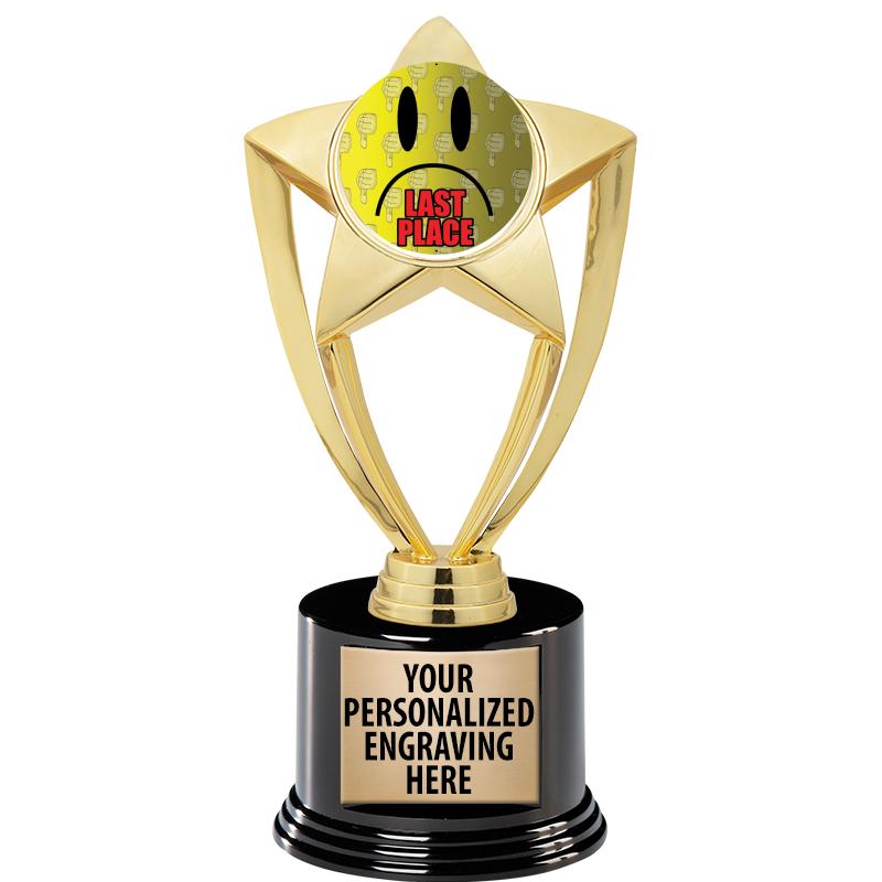 GOLD STAR INSERT TR W/BLK BASE