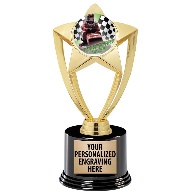 GOLD STAR INSERT TR W/BLK BASE