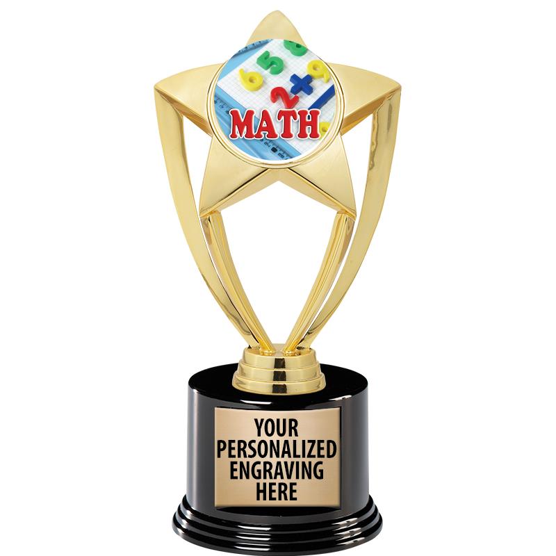 GOLD STAR INSERT TR W/BLK BASE