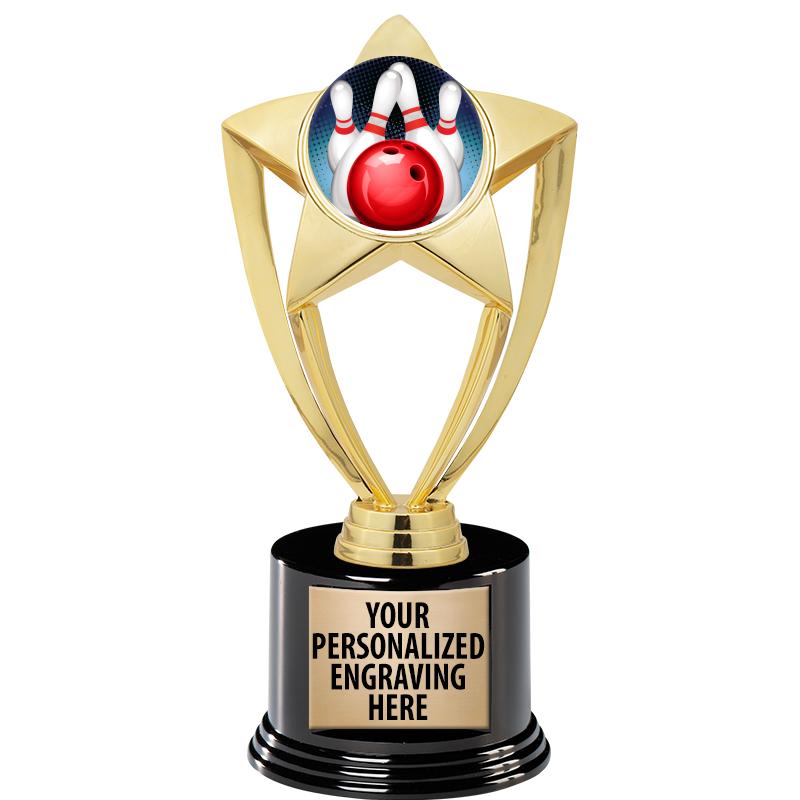 GOLD STAR INSERT TR W/BLK BASE