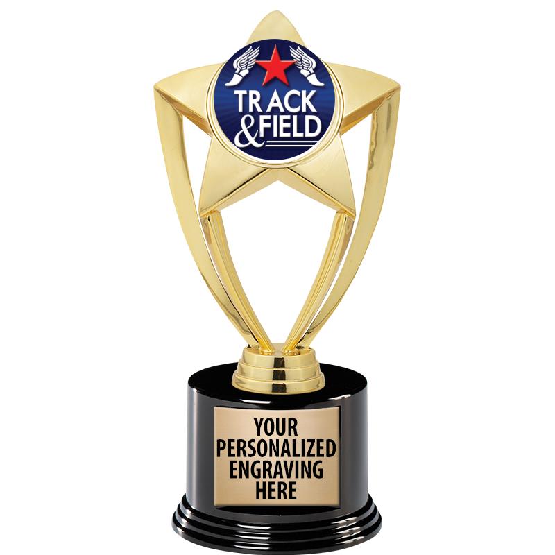 GOLD STAR INSERT TR W/BLK BASE