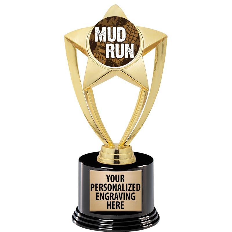 GOLD STAR INSERT TR W/BLK BASE