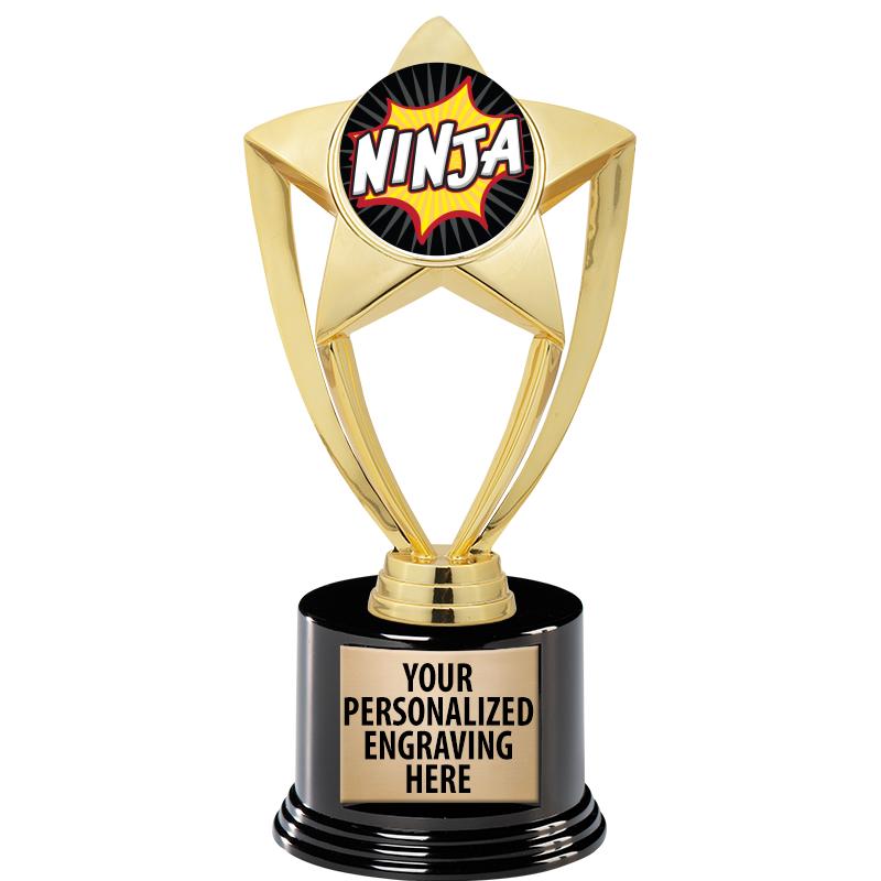 GOLD STAR INSERT TR W/BLK BASE