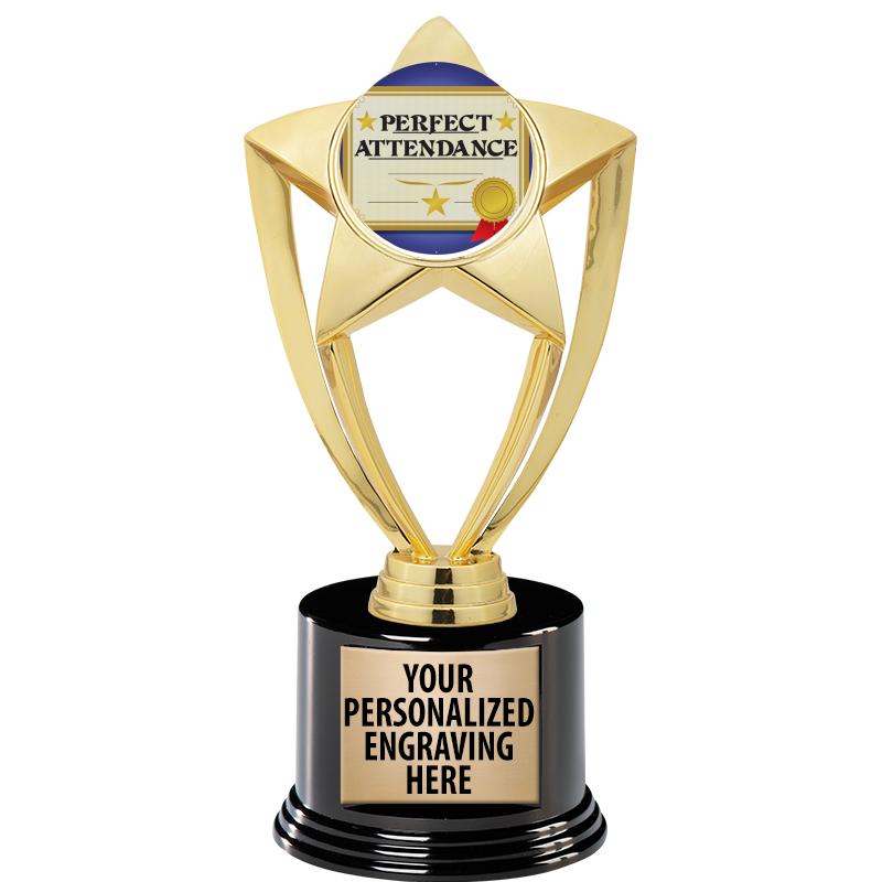 GOLD STAR INSERT TR W/BLK BASE