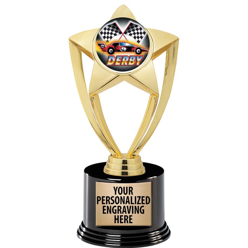 GOLD STAR INSERT TR W/BLK BASE