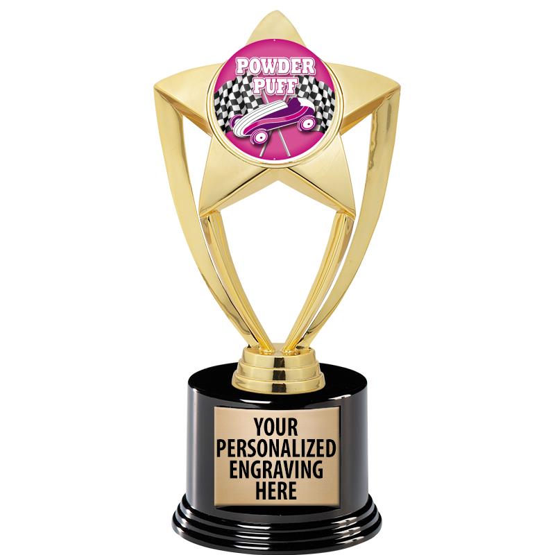 GOLD STAR INSERT TR W/BLK BASE