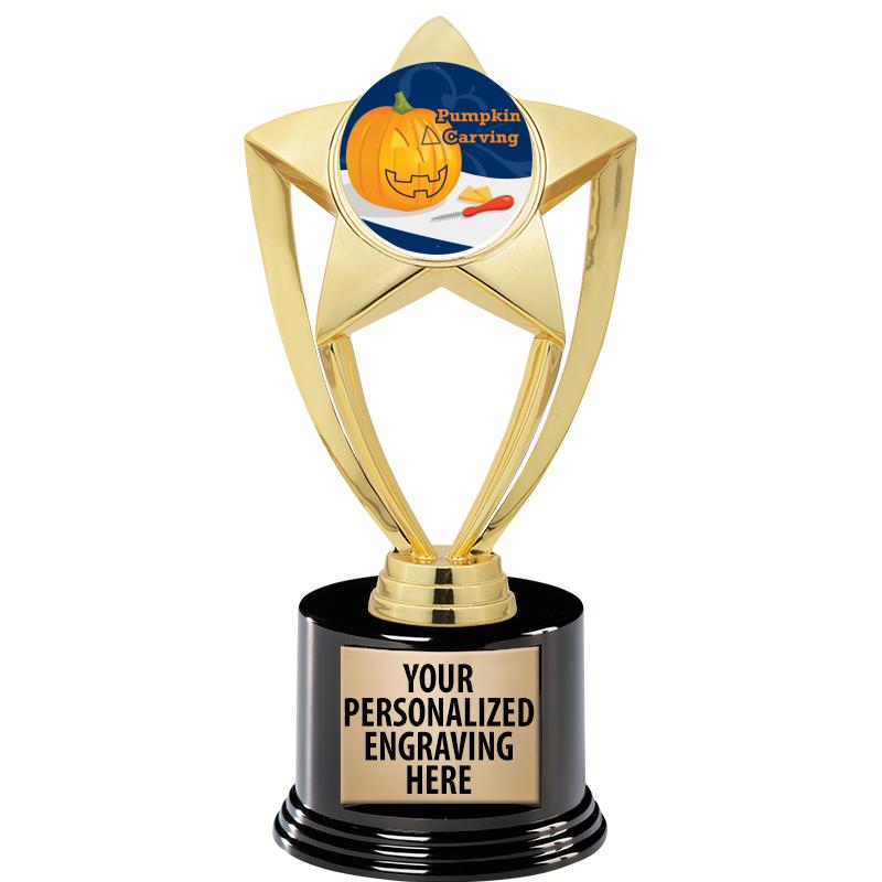 GOLD STAR INSERT TR W/BLK BASE