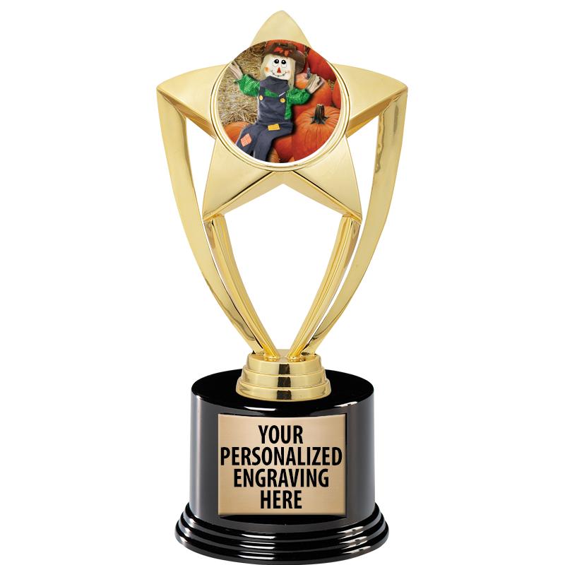 GOLD STAR INSERT TR W/BLK BASE