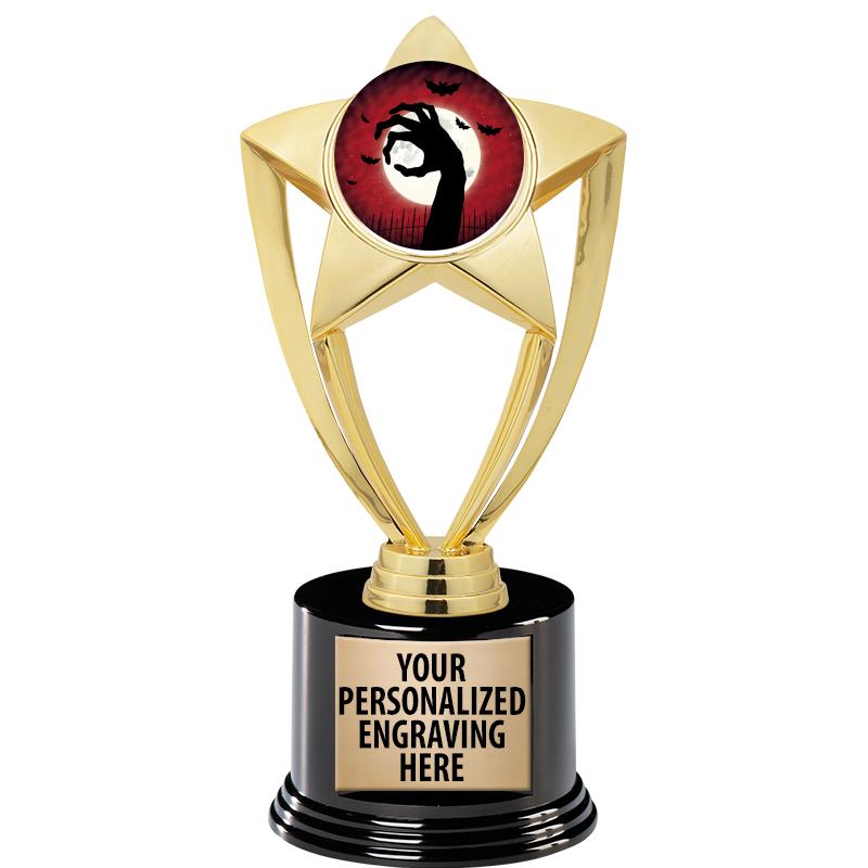 GOLD STAR INSERT TR W/BLK BASE