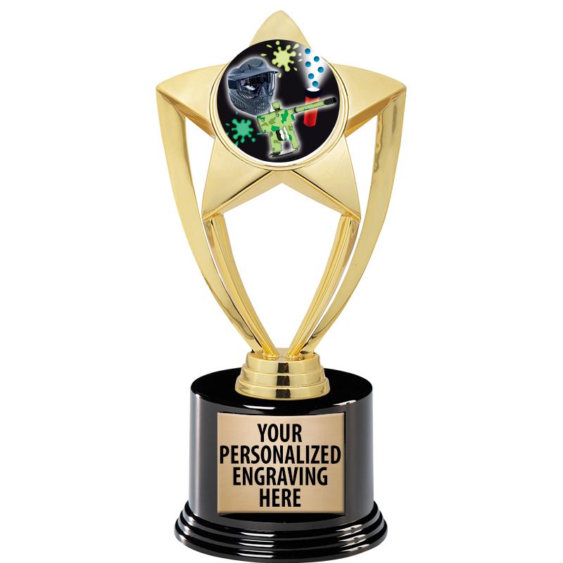 GOLD STAR INSERT TR W/BLK BASE