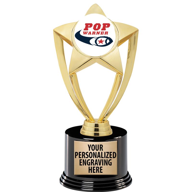 GOLD STAR INSERT TR W/BLK BASE