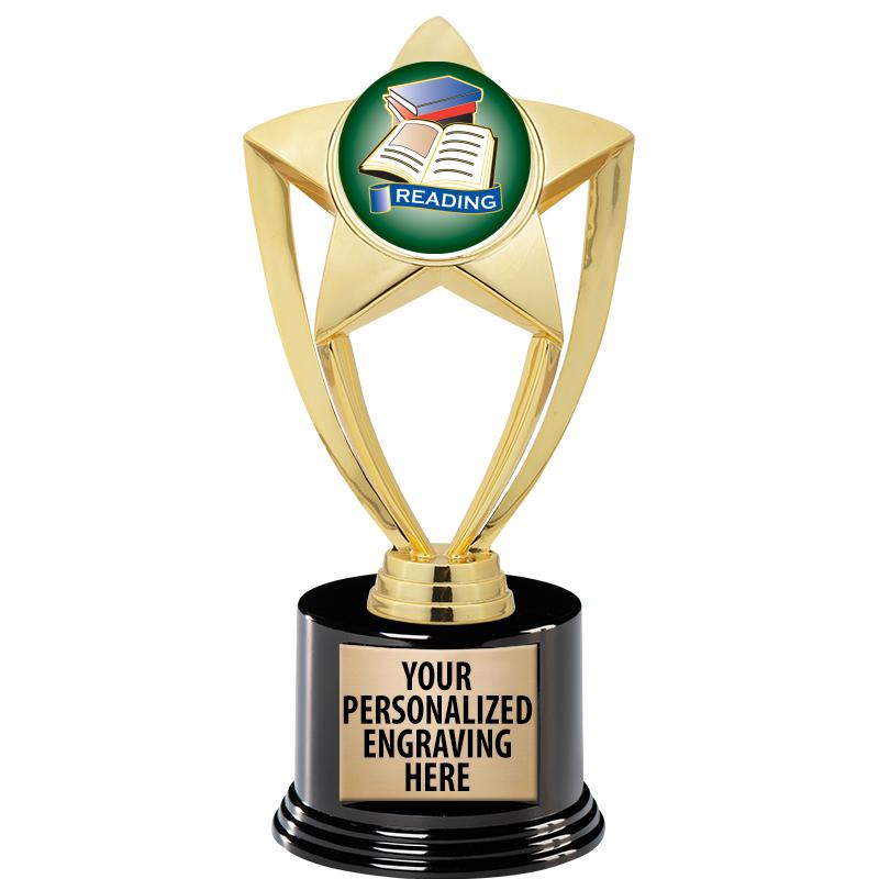 GOLD STAR INSERT TR W/BLK BASE