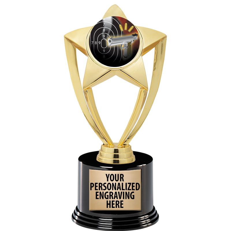 GOLD STAR INSERT TR W/BLK BASE