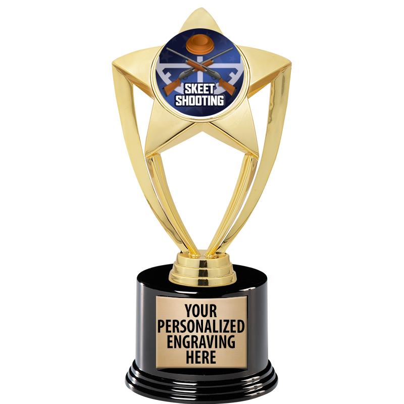 GOLD STAR INSERT TR W/BLK BASE