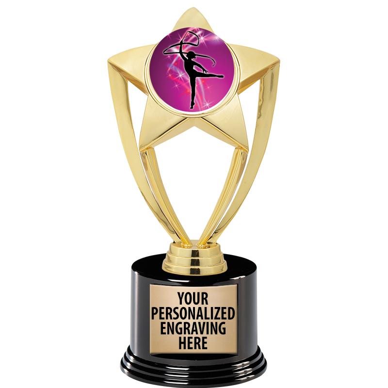 GOLD STAR INSERT TR W/BLK BASE