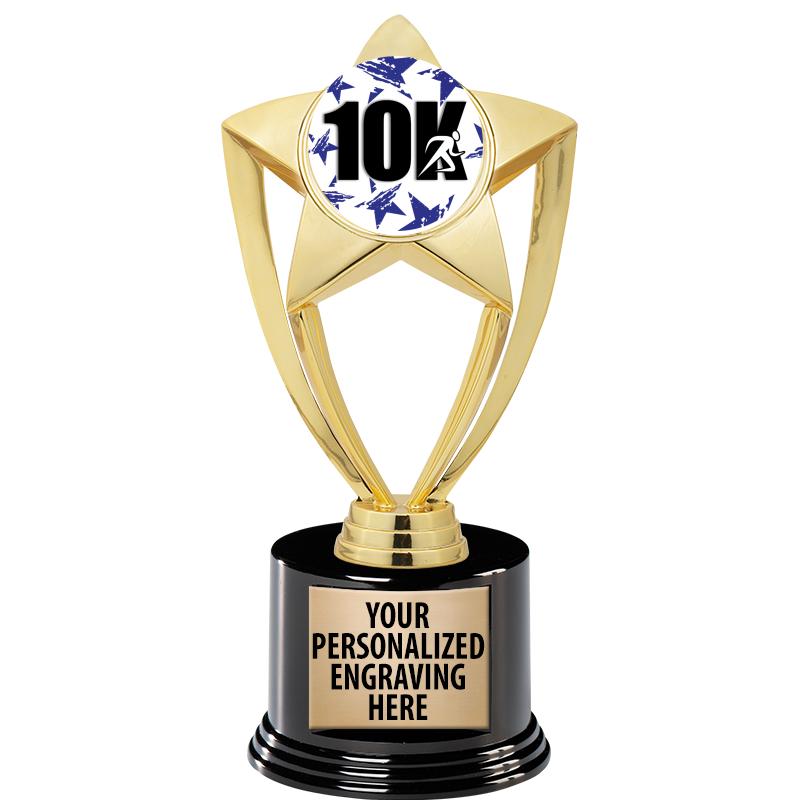 GOLD STAR INSERT TR W/BLK BASE