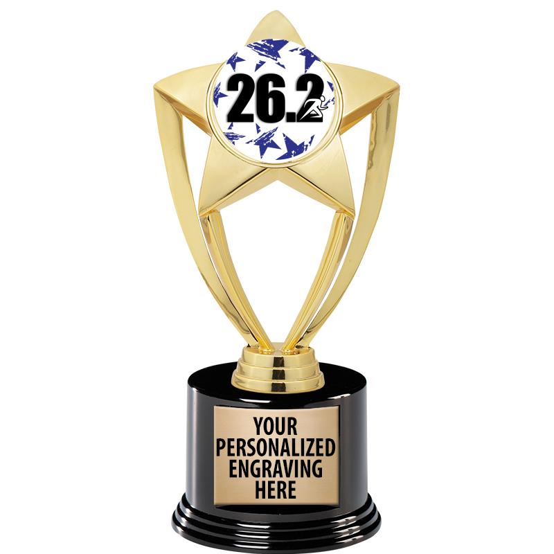 GOLD STAR INSERT TR W/BLK BASE