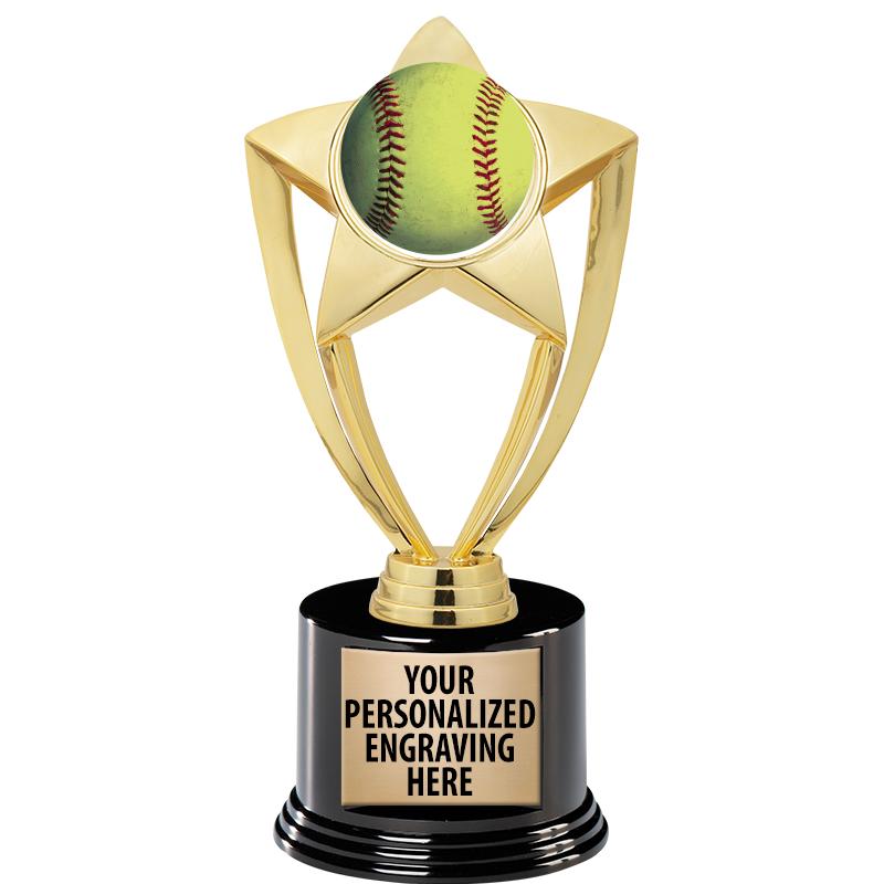 GOLD STAR INSERT TR W/BLK BASE