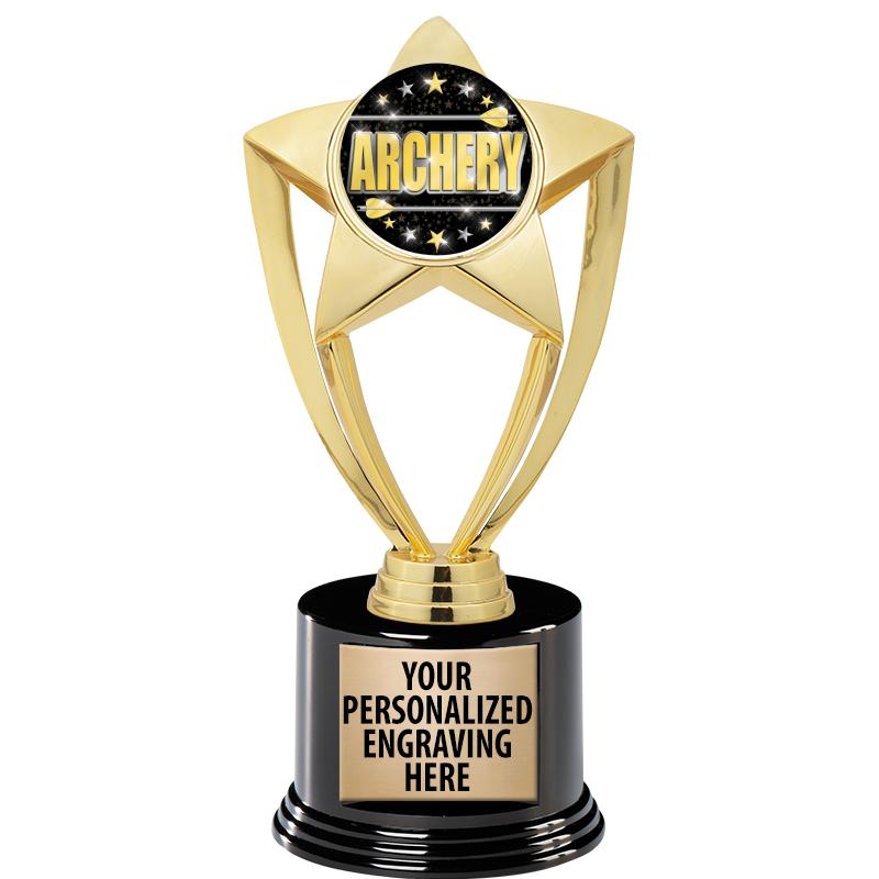 GOLD STAR INSERT TR W/BLK BASE